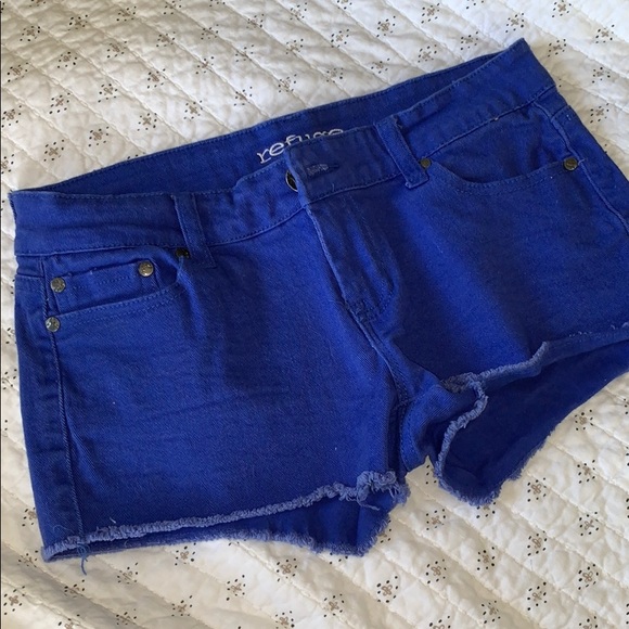 refuge Pants - BLUE SHORTY SHORTS 💙